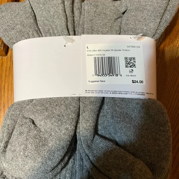 Nike Everyday Dri-FIT Gray Crew Socks - Picture 2 of 2